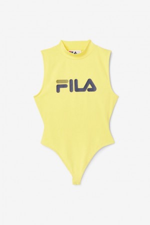 Body Fila Donata Bodysuit Mujer 706 Goldfinch / Peacoat / Urban Chic | 893154URF