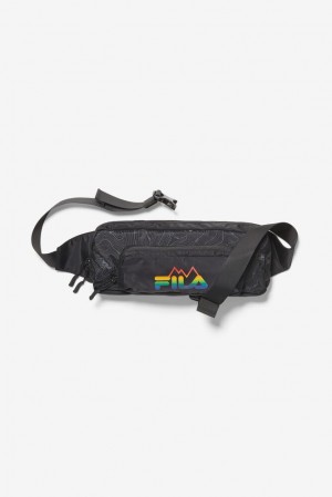 Bolso Satchel Fila Trail Sling Bag Hombre Negras | 286541TIR