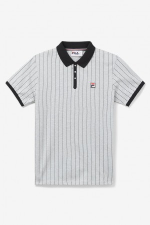 Camisa Polo Fila Bb1 Polo Hombre Gris | 546137NRT