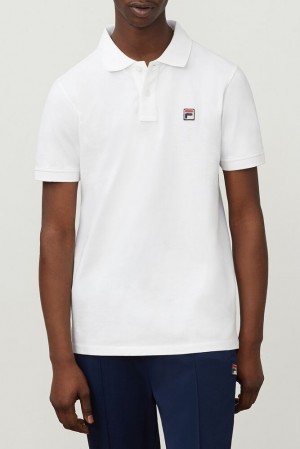 Camisa Polo Fila Dante Polo Hombre Blancas | 287956APR