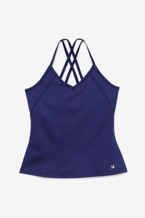 Camiseta Tirantes Fila Back Court Cami Tank Mujer 557 Marlin Heather ? Wild Lime | 964572IWB