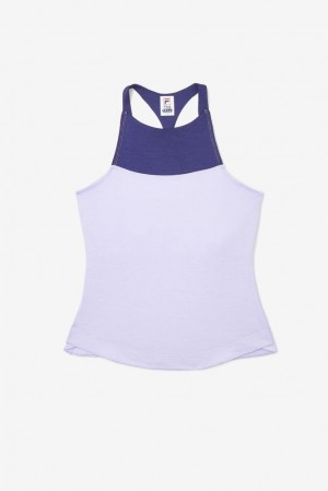 Camiseta Tirantes Fila Back Court Halter Tank Mujer Moradas | 135298CFN