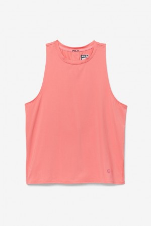 Camiseta Tirantes Fila Bring The Energy Tank Mujer Rosas | 492037BHZ