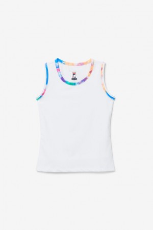 Camiseta Tirantes Fila Core Fullback Tank Unisex Blancas | 815327VFJ