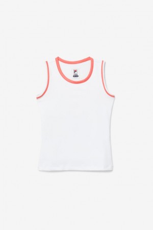 Camiseta Tirantes Fila Core Fullback Tank Unisex Blancas Coral | 580736DMC