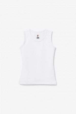 Camiseta Tirantes Fila Core Fullback Tank Unisex Blancas | 834620HDA