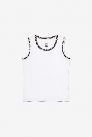 Camiseta Tirantes Fila Core Fullback Tank Unisex Blancas | 470893AFN