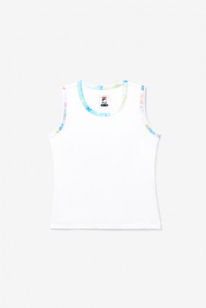 Camiseta Tirantes Fila Core Fullback Tank Unisex Blancas | 135264SGM