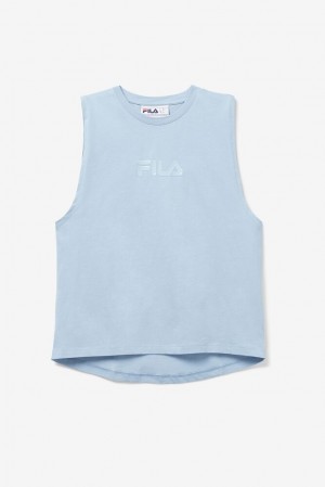 Camiseta Tirantes Fila Diella Tank Mujer Azules | 436805SWF