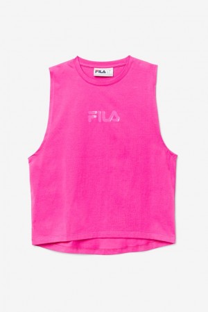 Camiseta Tirantes Fila Diella Tank Mujer Rosas | 851720GRZ