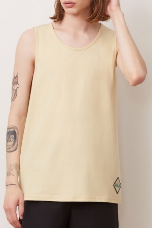 Camiseta Tirantes Fila Grid Tank Hombre Filacream | 014268SID