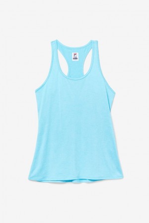 Camiseta Tirantes Fila Pickleball Racerback Tank Mujer 480 Bluefish Heather | 752469OWB