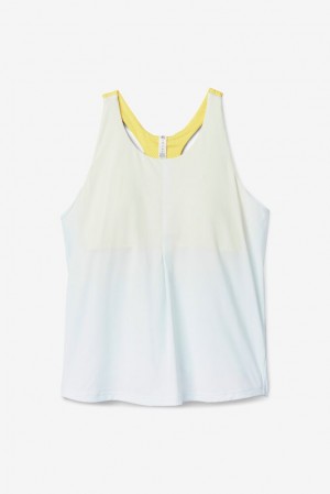 Camiseta Tirantes Fila Tie Breaker Double Layer Racerback Tank Mujer 394 Morning Mist / Sunshine | 063957BLP