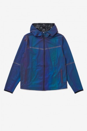 Chaquetas Fila Atticus Reflective Wind Jacket Hombre 003 Oil Slick | 078436FYB