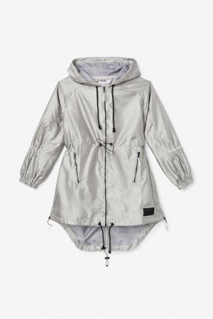 Chaquetas Fila Elle Parka Jacket Mujer 030 Silversconce | 049162SYL