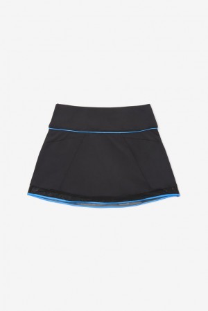 Falda Corta Fila Celestial Point 14" Skort Mujer Negras Azules | 870423NAX