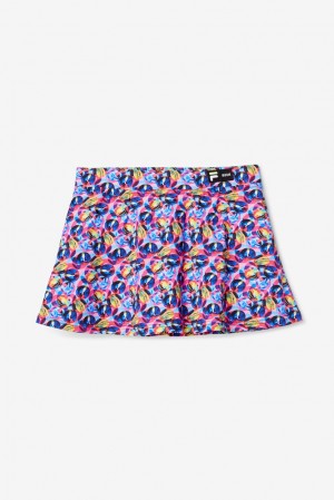 Falda Corta Fila Msgm X Fila Printed Skort Mujer Rosas | 239751TBH