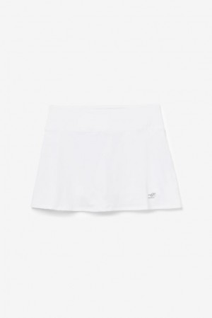 Falda Corta Fila Pickleball Flounce Skort Mujer Blancas | 975148CPT