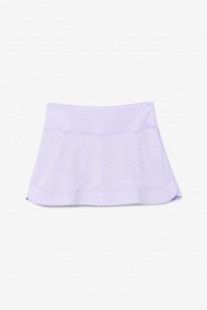 Falda Fila Back Court A-line Skirt Mujer Moradas Azul Marino | 173654IEJ