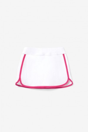 Falda Fila Core Tennis Skirt Unisex Blancas Rosas | 954160ZXK