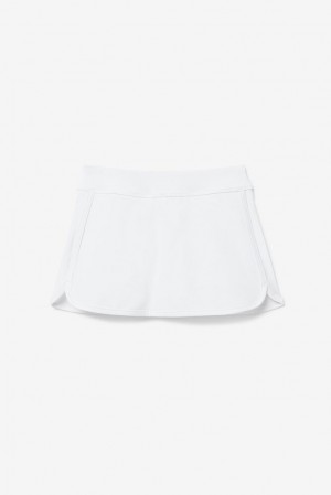 Falda Fila Core Tennis Skirt Unisex Blancas | 083925ULT