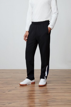 Pantalon Fila Brezzi Pant Hombre Blk/Wht/Cred | 594061QLI