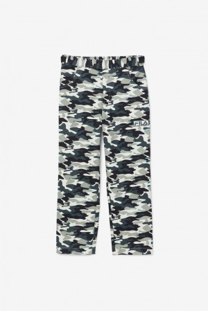 Pantalon Fila Brigade Camo Pants Hombre Negras | 056127ZXW