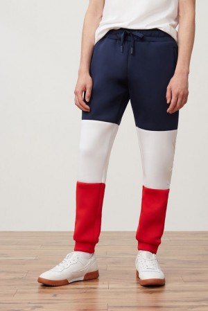 Pantalon Fila Cosmo Scuba Pant Hombre Chinesred | 485307HBD