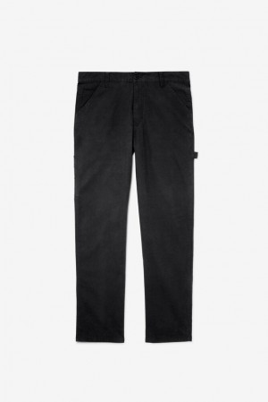 Pantalon Fila Flannel Lined Carpenter Pants - 32 Inseam Unisex Negras | 139582ZSP