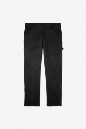 Pantalon Fila Flannel Lined Carpenter Pants - 30 Inseam Unisex Negras | 468391IDP