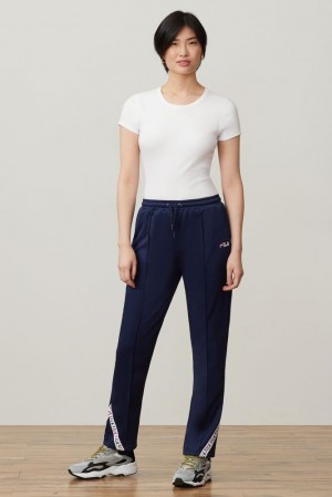 Pantalon Fila Gaia Pant Mujer Peac/Wht/Cred | 576192FTW