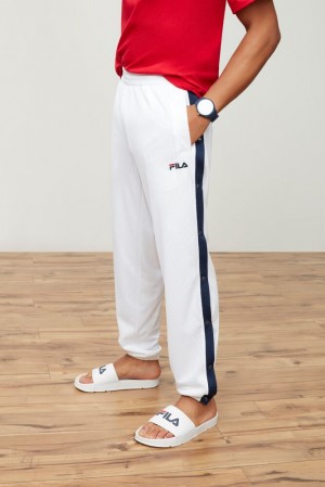 Pantalon Fila Milo Tear Away Pant Hombre Wht/Peac | 563790MIC