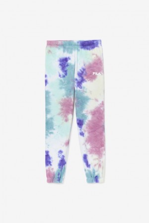 Pantalones Jogger Fila Raleigh Tie Dye Jogger Mujer Azules | 315069LUW