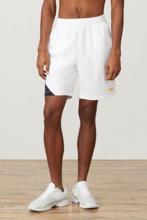 Short Fila Break Point Short Hombre Blancas Negras | 503179ZCK