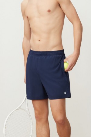 Short Fila Essentials Clay 2 Short Hombre Azul Marino | 462135POQ