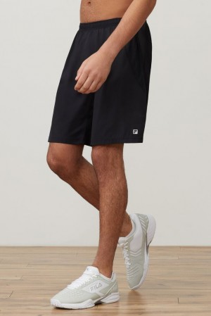 Short Fila Fundamental Double Layer Short Hombre Negras | 357941LRT