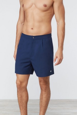 Short Fila Fundamental Santoro Short Hombre Azul Marino | 425079IFH