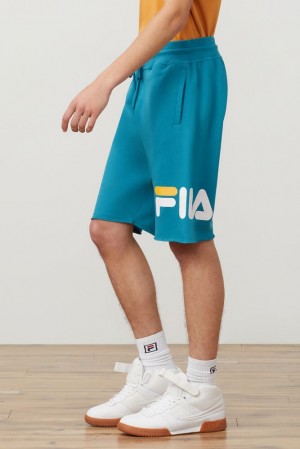 Short Fila George Short Hombre Azules Blancas Amarillo | 743259AQH