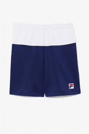 Short Fila Legends Short Hombre Azul Marino Blancas | 459361GAX