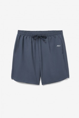 Short Fila Maaz Short Hombre Plateadas Negras | 910784KJR