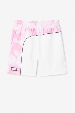 Short Fila Msgm X Fila Printed Short Hombre Rosas Blancas | 461230TKR