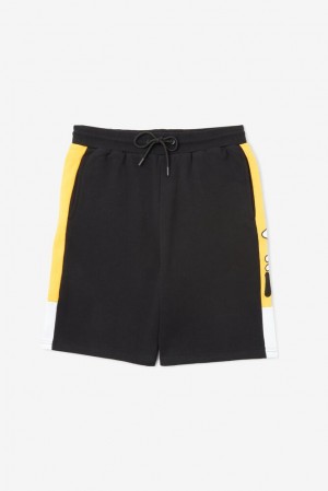 Short Fila Roy Short Hombre Negras Amarillo Blancas | 058463YUJ