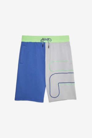 Short Fila Sami Short Hombre Gris Azules Verde | 341785WVS