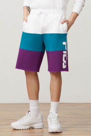 Short Fila Stu Short Hombre Wht/Bbay/Grpj | 349865ASF