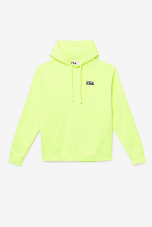 Sudadera con Capucha Fila Algot Hoodie Hombre Amarillo Negras | 731089ZBG