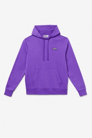 Sudadera con Capucha Fila Algot Hoodie Hombre Moradas | 036197UWQ