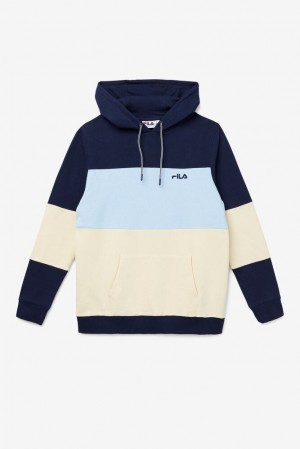 Sudadera con Capucha Fila Bryan Hoodie Hombre Azules Claro | 805421DGM