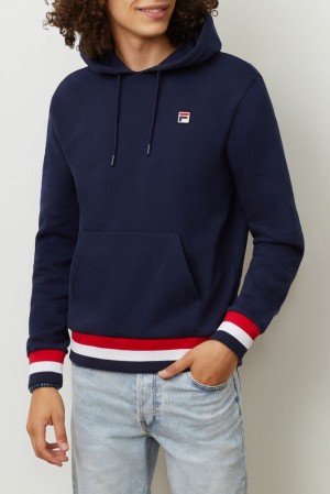 Sudadera con Capucha Fila Caro Hoodie Hombre Peac/Cred/Wht | 980561IWL