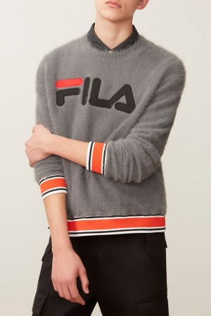 Sudadera con Capucha Fila Cash Sweater Hombre Lgrym/Wht/Cred | 748032VAD