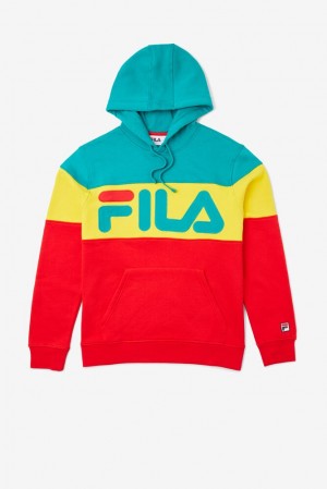 Sudadera con Capucha Fila Flamino Hoodie Hombre Para/Cred/Free | 821739ZTX